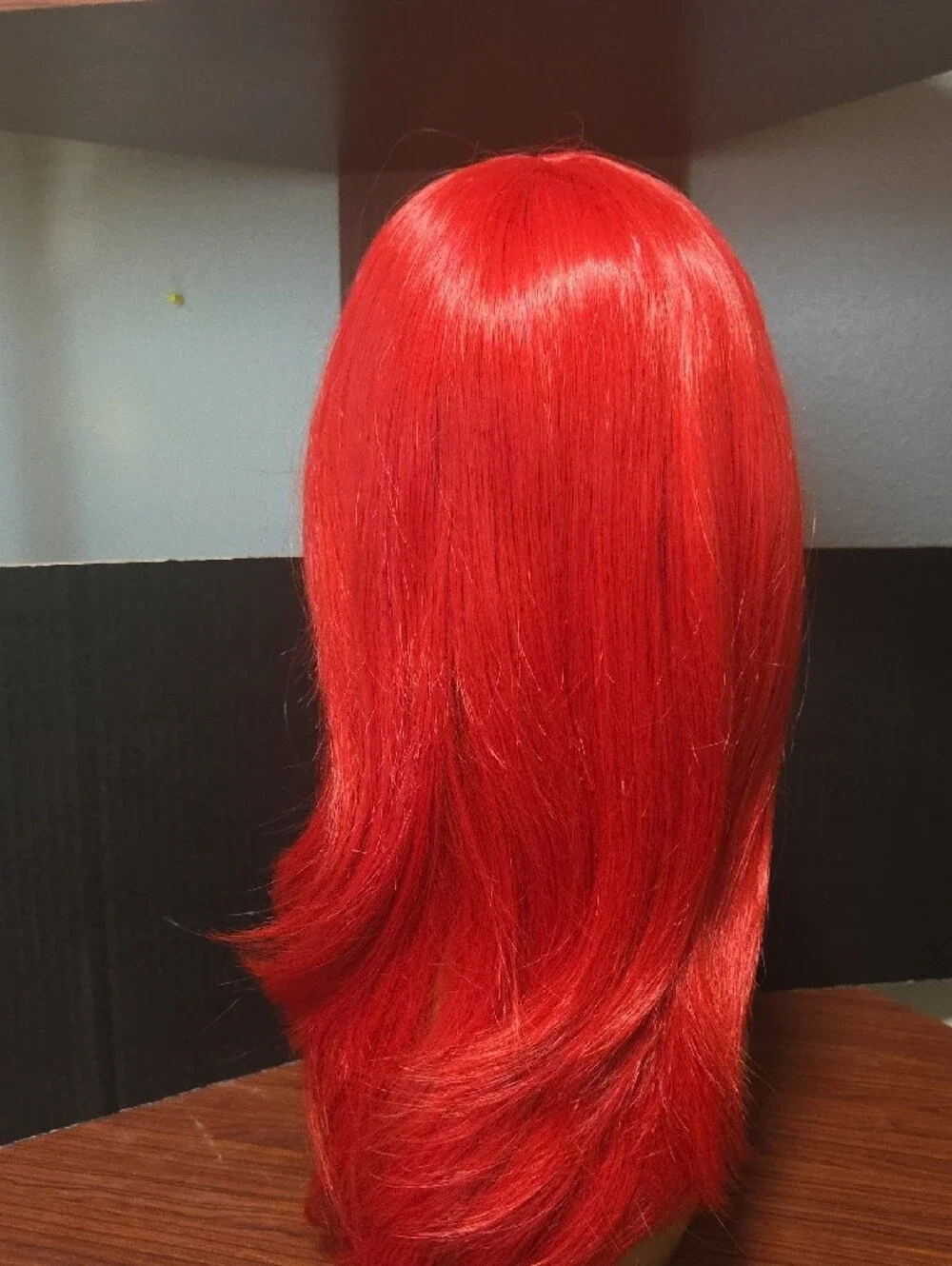 Red Synthetic Wig 20 inches